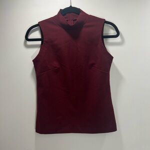 J. Crew Rich Burgundy Sleeveless Tank Top